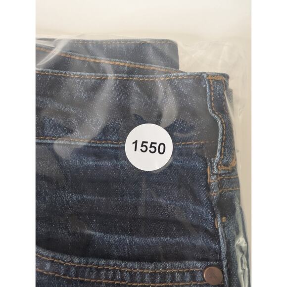 Anthropologie Pilcro Signature High-Rise Shorts Dark Denim Size 32 - Picture 13 of 13